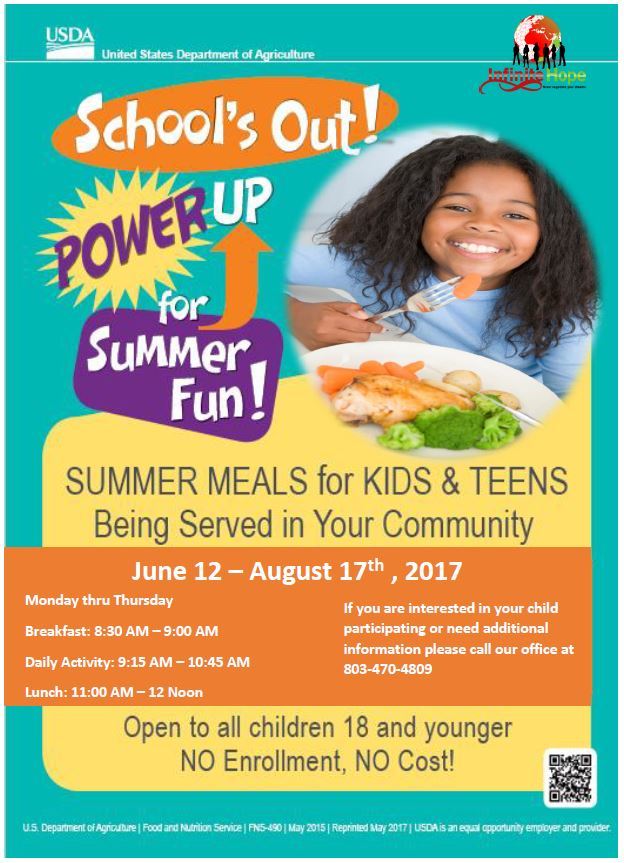 South Park - Summer Feeding Program Flyer